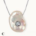 Waves Mother of Pearl Pendant
