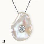 Waves Mother of Pearl Pendant